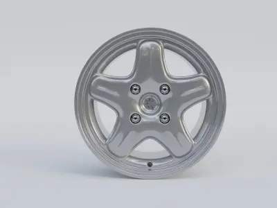 Peugeot 106 XSi Alloy Wheels Rims 3D model