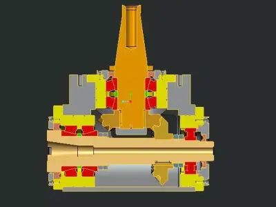 90 Degree Attachment For HMM Free 3D model