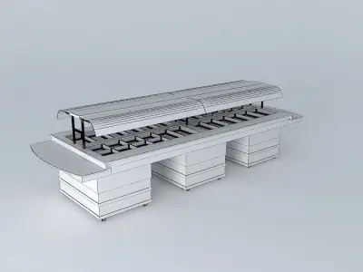 Kit010 Mesa Self Service por: Alex Marques Free 3D model