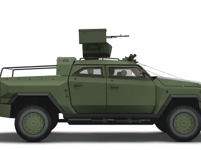 Generic MRAP Tkhir DKBM 2022 3D model