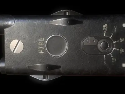 Weapon Laser Sight for Games Low-poly 3D model