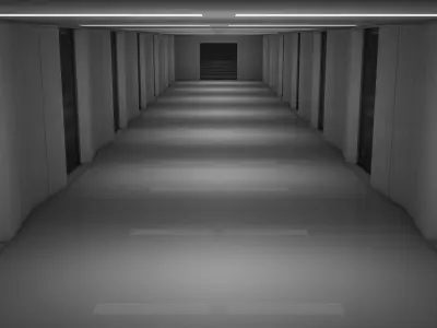 Sci Fi Interior 3D model 89