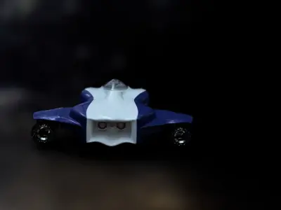 SpaceCar toy spaceship Low-poly 3D model