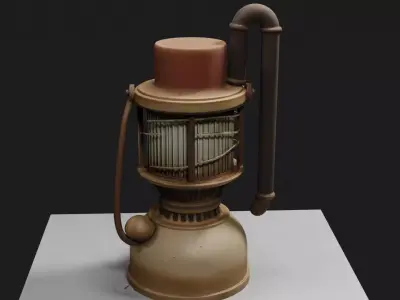 Vintage Lamp 3D model