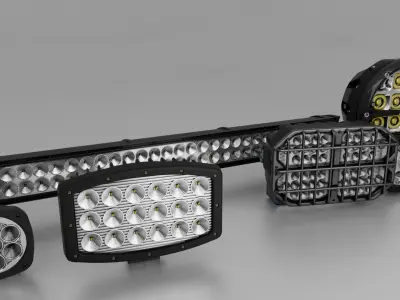 LED Lights Collection 3D model