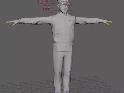 Us Officer Model 3D model