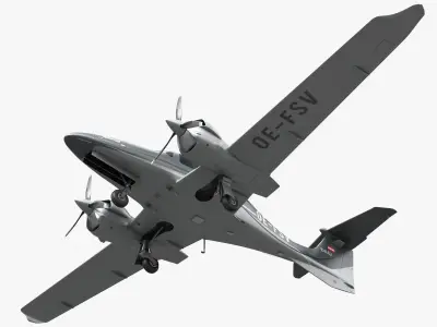 Diamond DA62 3D model