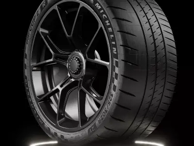 Michelin Pilot Sport CUP 2 R 325 30 ZR21 108Y 3D model