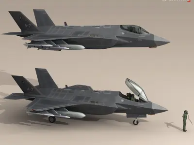 F35A - Italian Air Force 3D model