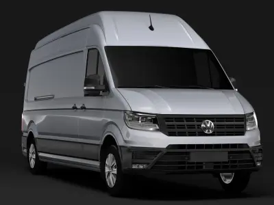 WV Crafter Van L3H3 2018 3D model