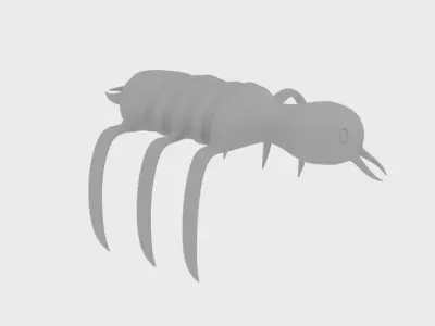 Space Bug Low-poly 3D model