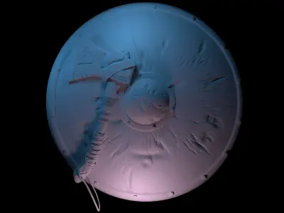 Axe Shield 3D model