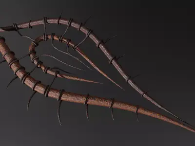 Witch staff 3D model
