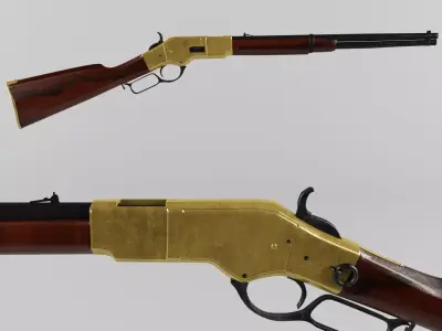 Winchester 1866 Yellowboy 3D model