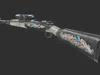 KAR98 VINTAGE Low-poly 3D model