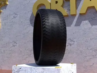 ORTAS TIRE NO 37 GAME READY Low-poly 3D model