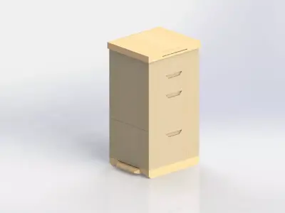 Beehive cabinet 3D model