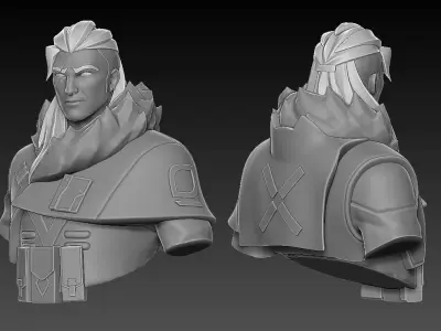 Sova Bust from Valorant 3D print ready 3D print model
