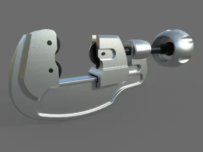 Pipe Cutter M4 Low-poly 3D model