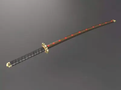 Shusui katana Free 3D model