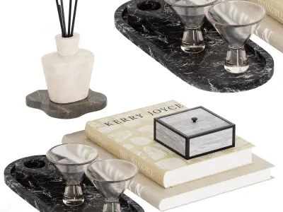 Decorative set 3 Free 3D model