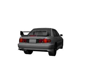 MITSUBISHI LAN EvoIII Custom Low-poly 3D model