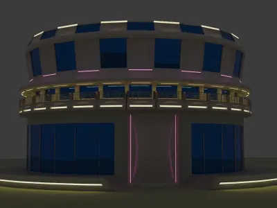 Futurista Industrial Multiuso 3D model