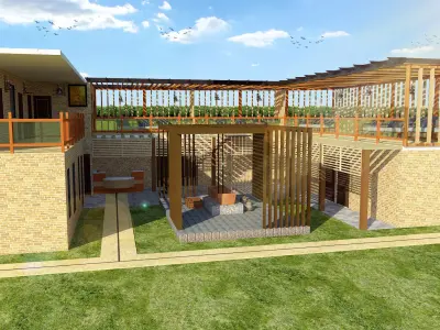 VILLAGE HOUSE 3D model