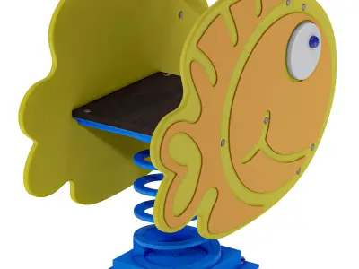 Spring Rocker Fish 3D model