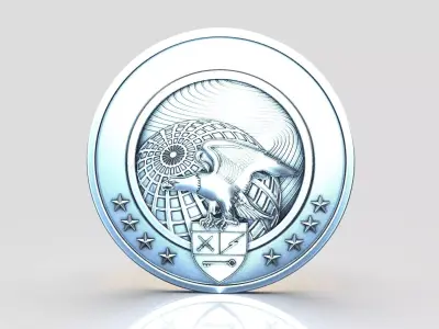 EAGLE AND THE WORLD 3D print model