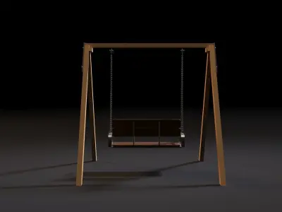 Swing Bench 3D model purchase