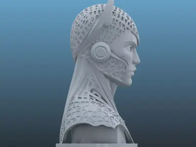 Cyber-Valkyrie Bust PM-107 3D print model