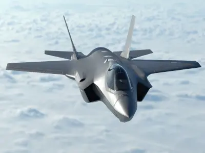 Powerful F35af 3D model 3D model