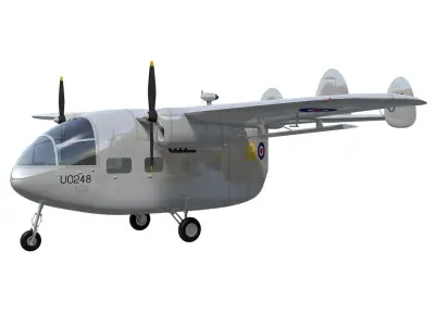 Miles Aerovan 3D model