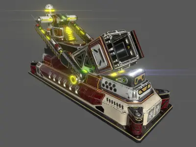 SX Imperial Cruise Missile Laucher 3D model