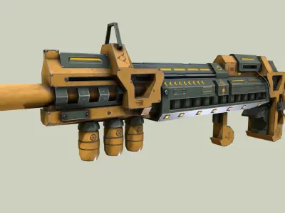 Super Ultimate Weapons Pack 37 Weapons Low-poly 3D model