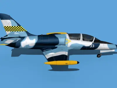 Aero Vodochody L-39C Albatross V04 3D model