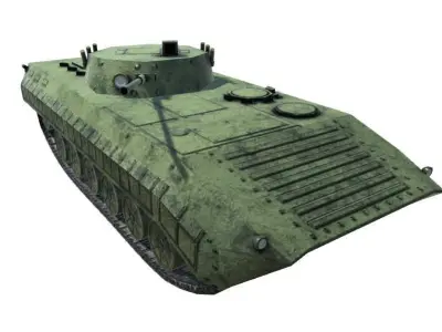 Low Poly BMP2 IFV Low-poly 3D model