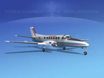 Beechcraft B99 Savannah Regional 3D model