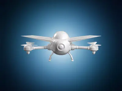 Sci-Fi Drone 3D Print Model 3D print model