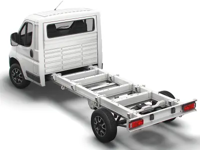 Vauxhall Movano Chassis Truck Single Cab 4035 WB 2022 3D model