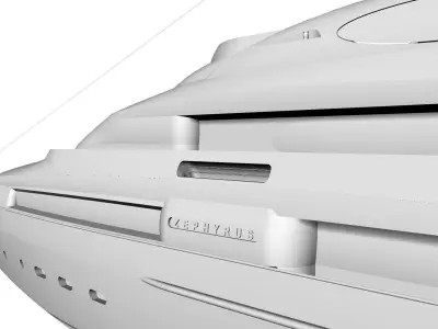 180 Foot Superyacht 3D model