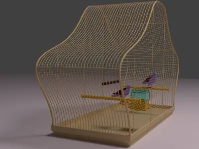 The Birdcage bird cage Free 3D model