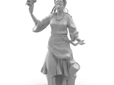 Ukraine Statue 3D model