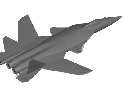 sukhoi su-47 3D model