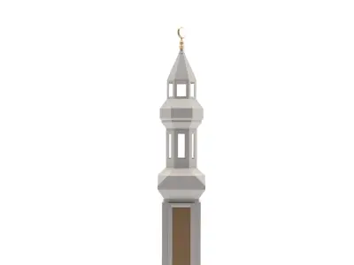 Islamic Minaret 3D model