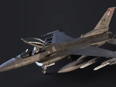 F-16C Viper 3D model