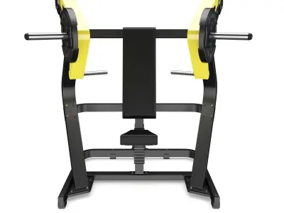 Technogym - Plate Loaded - Incline Chest Press 3D model