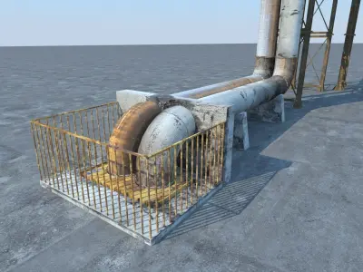Pipeline Industrial 3D model