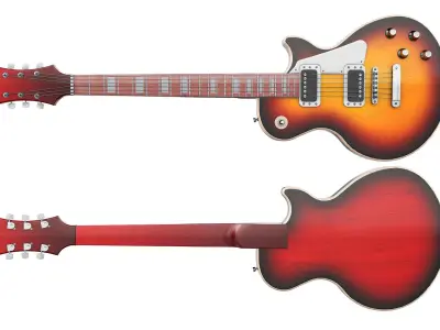 Electric Guitar Part 2 Low-poly 3D model